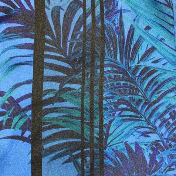 ZARA Plunge Neckline Palm Tree Print Vest Top - Picture 6 of 7